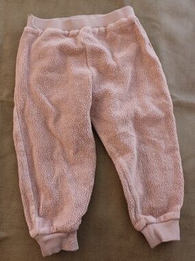 Pehr's softest teddy bear joggers 3T (Pink and Ivory)
